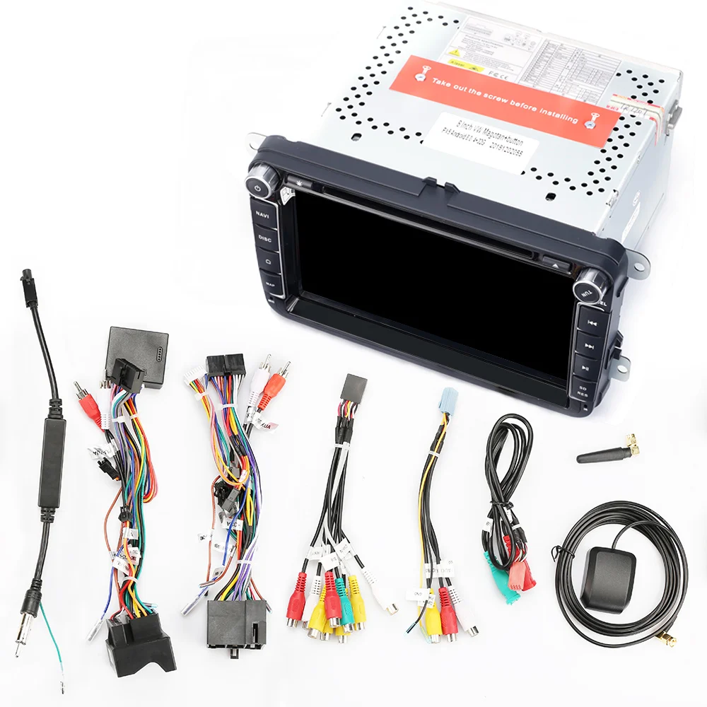 Isudar автомобильный мультимедийный плеер GPS Android 9 2 Din для VW/Volkswagen/POLO/PASSAT/Golf радио