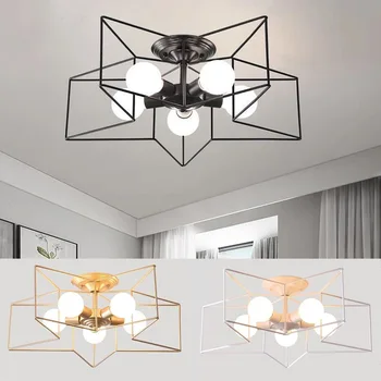 

Nordic Star Ceiling Lights for Living Room Bedroom Lamp Modern Ceiling Lamps Dining Room Light Fixtures Home Industrial Decor