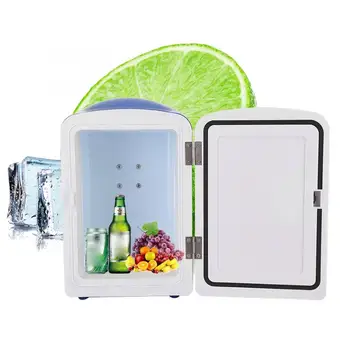 

12V 4L Mini Car Refrigerators Portable Multi-Function Auto Car Fridge Cooler Warmer Freezer Blue Frigobar Geladeira