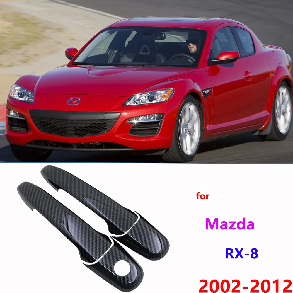 Черное углеродное волокно для Mazda RX-8 RX8 RX 8 2002 2003 2004 2005 2006 2007 2009 2010 2011 2012 крышка