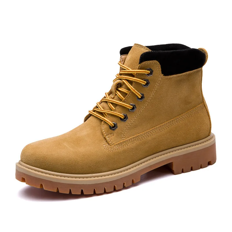 

Martin Boots Men's Boot Combat Boots England Mid-top Workwear Snowfield Men Desert Boots 2017 Winter Comfortable Hight-top MEN'S