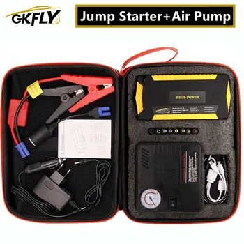 

GKFLY Super Power Starting Device 12V 600A Car Jump Starter Power Bank Car Charger Air Pump Booster For Petrol Diesel Auto