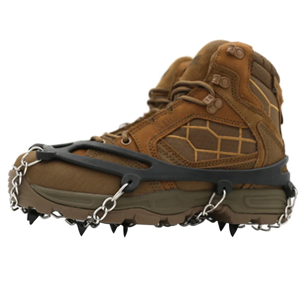 

Shoe Cover Climbing Winter Hiking Snow Cleats Outdoor Ice Gripper Spikes Non Slip Crampons Manganese Steel