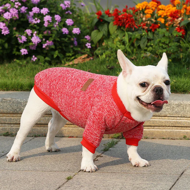 새로운 따뜻한 개 옷 강아지 애완 동물 고양이 옷 스웨터 재킷 코트 겨울 패션 부드러운 작은 중형 개 퍼그 치와와 불독