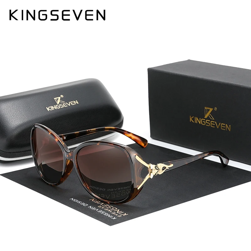 coach sunglasses KINGSEVEN  New Large Frame Sunglasses Women Elegant Goggles Fashion Sun Glasses Female Shades Eyewear   N7842 big sunglasses Sunglasses