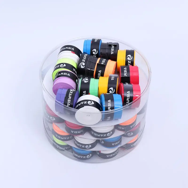 10Pcs ZARSIA Tennis Overgrip Tennis Racket Sweat Absorbed Band Sticky Grip Badminton Racket Overgrip Comfortable Antiskid