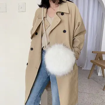 

Women's Faux Fur Crossbody Wallet Purse Tote Satchel Shoulder Bag LX9F