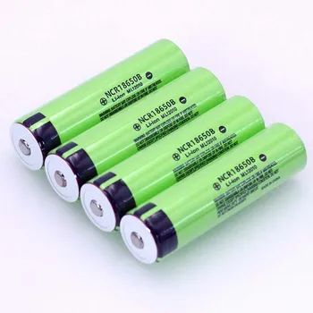 

VariCore Original 18650 3.7 v 3400 mah Lithium Rechargeable Battery NCR18650B with Pointed(No PCB) For flashlight batteries