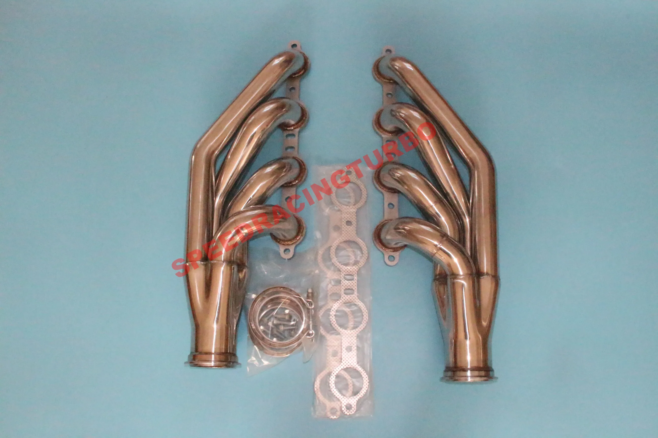 FOR CHEVY SMALL BLOCK V8 LS1//LS2//LS3//LS6 LSX STAINLESS EXHAUST MANIFOLD HEADER