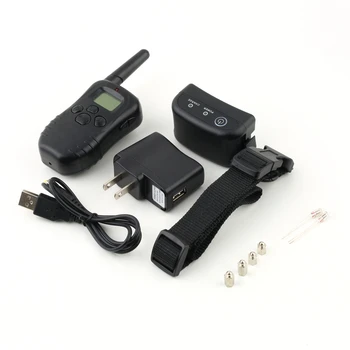 

New Dog Trainer Waterproof Rechargeable LCD Display Electric Dog Training Collar With Remote Controller Pet Supply