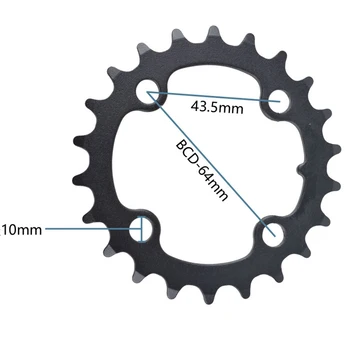 

Repair Chainring Sprockets Molybdenum Steel Magnetic Cycling Replace Parts