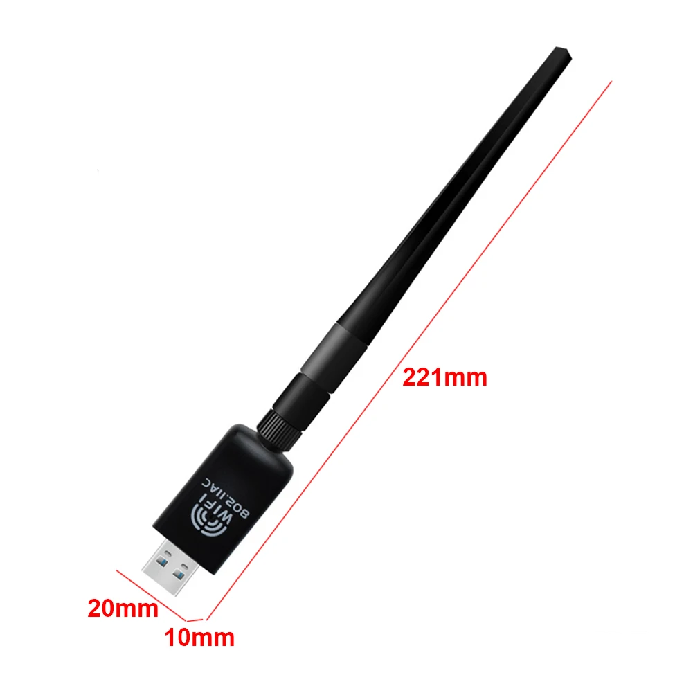Wifi адаптер Сетевая карта USB 3,0 1200 Мбит/с двухдиапазонный Wi-Fi адаптер приемник для настольного ноутбука MAC/Liunx OS/Windows7/8/10