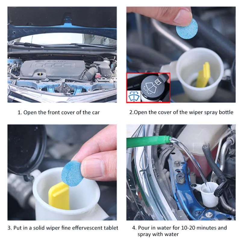 Car Scratch Remover Pen 20pcs Car Windshield Cleaner Glass Water Solid Cleaner Auto Scratch Tool Wash Mend Remover Car Fixer Clear Automobile Accessorie car scratch remover pen