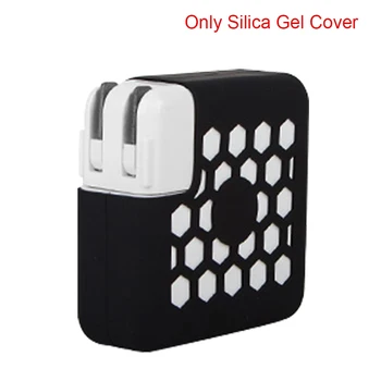 

Case Flexible Power Adapter Use Easy Apply Shockproof Soft Protective Cover Lightweight Silicone Practical For Macbook Charger