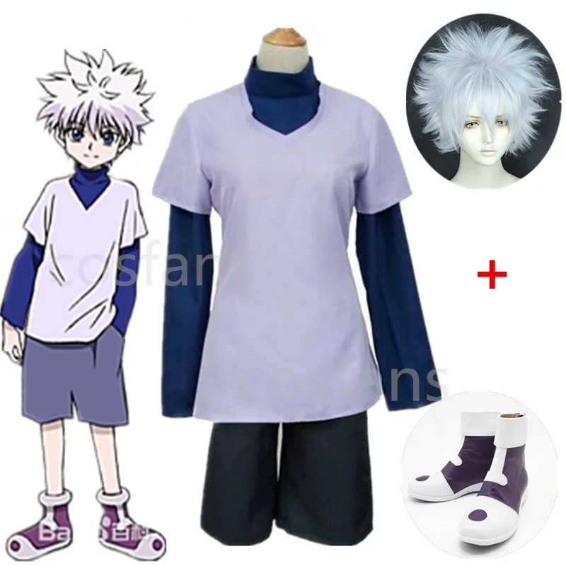 Hunter X Hunter Killua Zoldyck Cosplay Costumecosplay costumehunter x