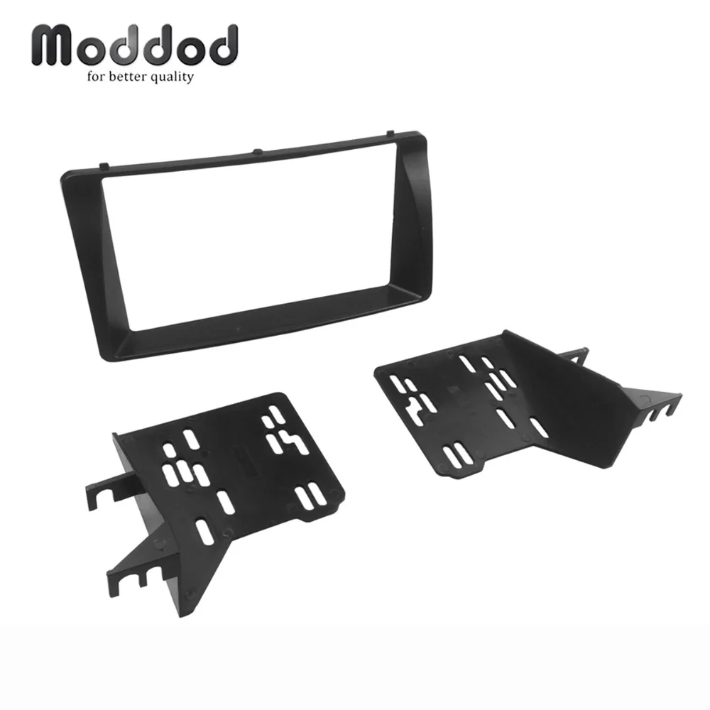 Para BMW 5er E60 Marco Radio Coche Montaje Marco Doble Din 2-DIN Negro