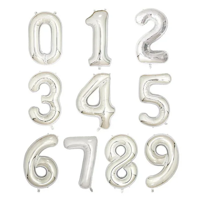 30 40 дюймов Большой фольгированные шары на день рождения Воздушные гелиевые шары с цифрами 0-9 цифры с днем рождения украшения Детские балоны поставки