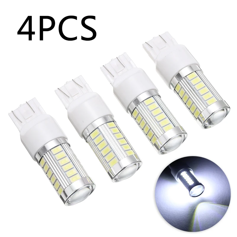 Car Brake Lights Bulb Car Light T20 7440 W21W 33LED Canbus Car Brake
