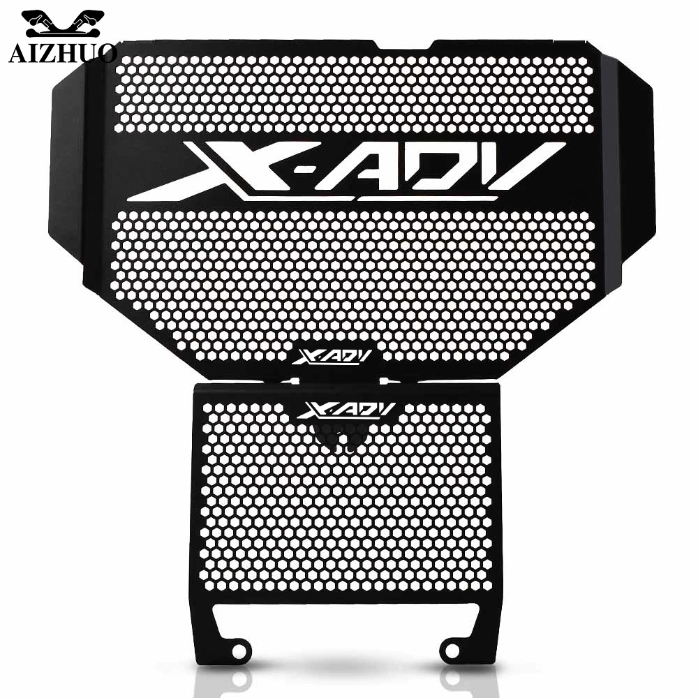 Черный Мотоцикл XADV750 аксессуары решетка радиатора Защитная крышка протектор для HONDA X-ADV 750 XADV X ADV 750 - Цвет: Черный