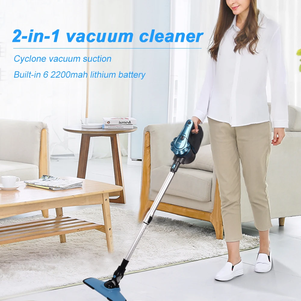 

Cordless Vacuum Cleaner Hand Push Sweeper Handheld Vacuum Cleaner 2 in 1 Large Suction 8000 Pa Creative Lightweight Household
