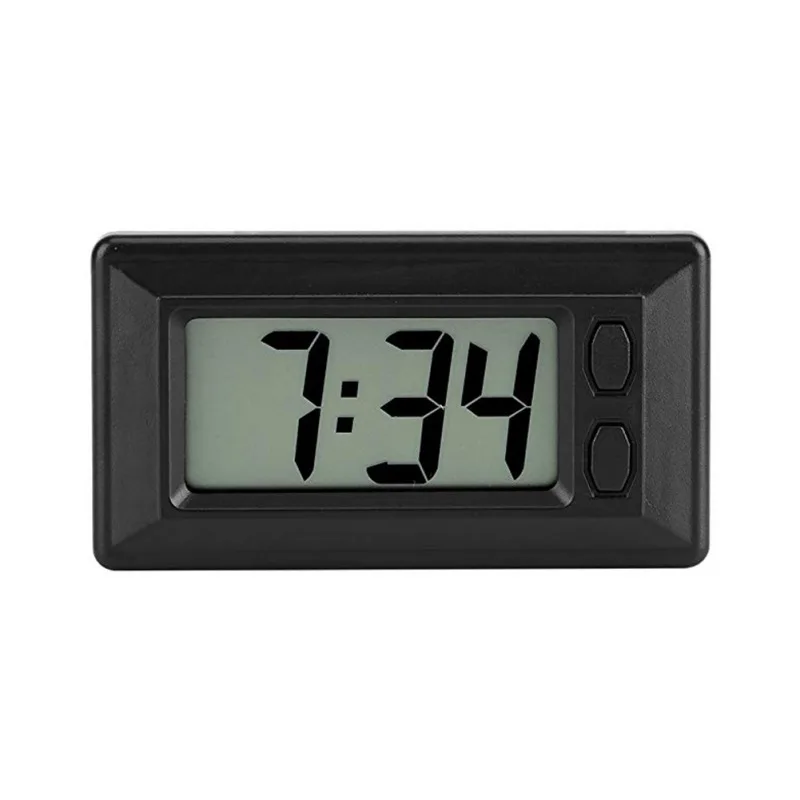Car Clock LCD Screen Electronic Watch Dashboard Large Digital Time Self-Adhesive Bracket Accessories | Автомобили и мотоциклы