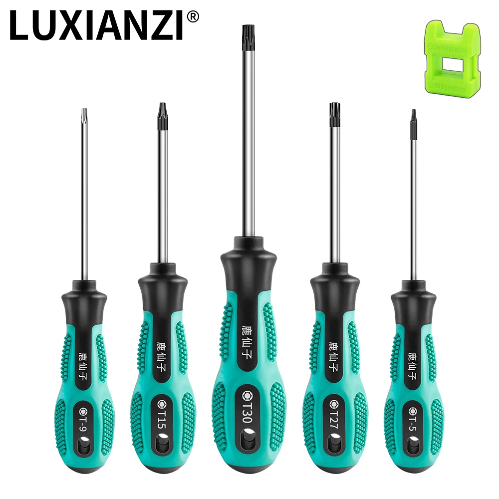 Отвертка Torx LUXIANZI 2 шт. набор ручных инструментов для ремонта с магнитной насадкой