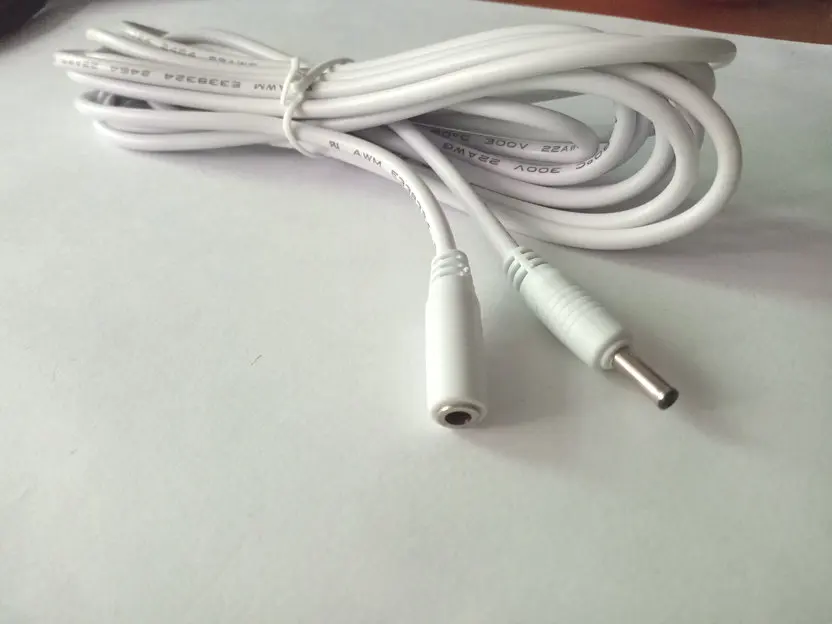 10 шт. 1. 3M м x 3,5 мм DC адаптер питания удлинитель, 22AWG, 3M, Белый