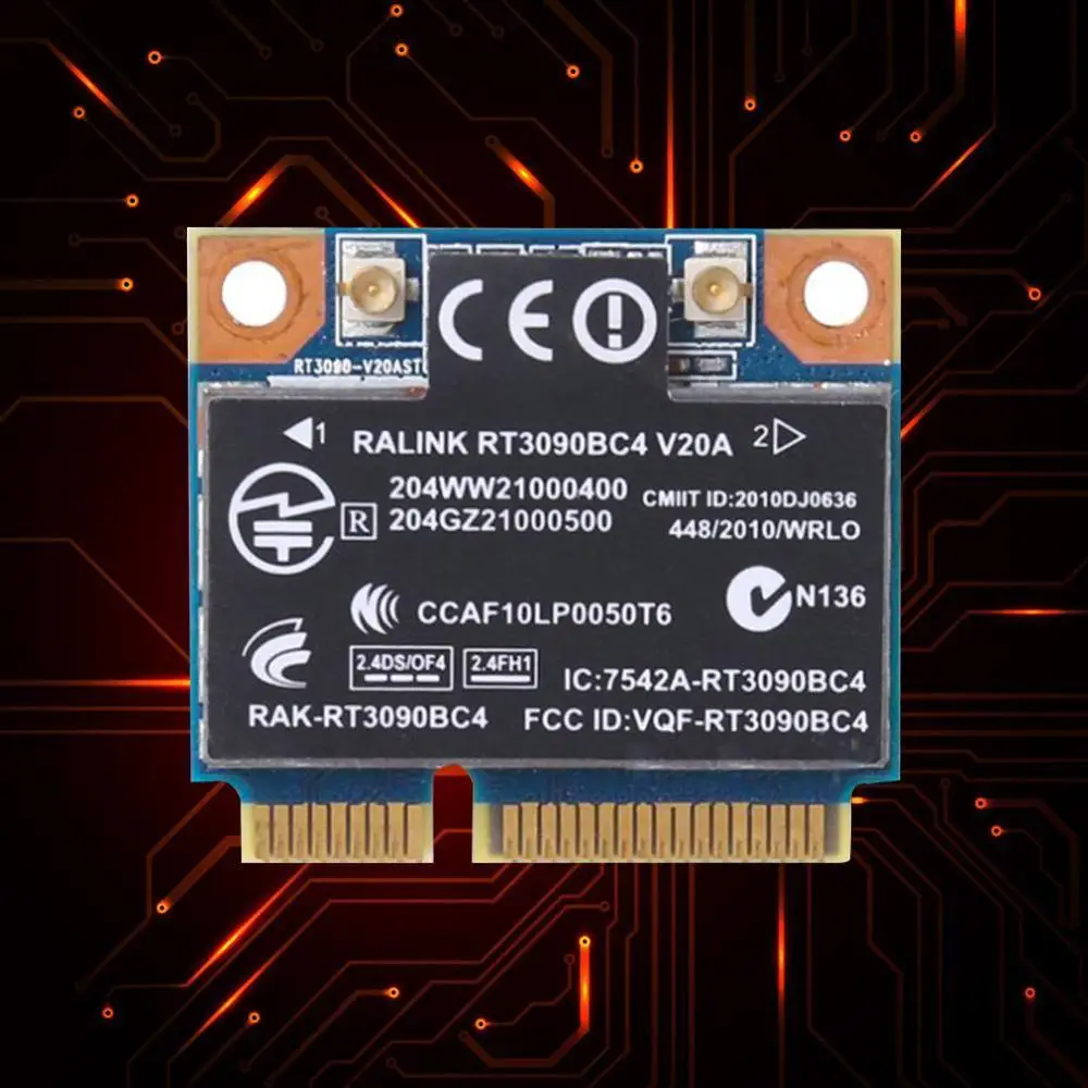 Ralink RT3090BC4 Половина мини PCI-e Беспроводная WLAN Bluetooth 4,0 карта для hp CQ42 беспроволочная SPS CQ62 4420S 4720S 602992-001 4320S I7M6