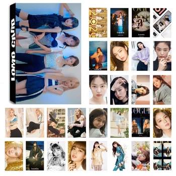 

30Pcs/Set Korean KPOP BLACKPINK Girls 2020 New Album 06 Photo Card PVC Cards Self Made LOMO Card Photocard