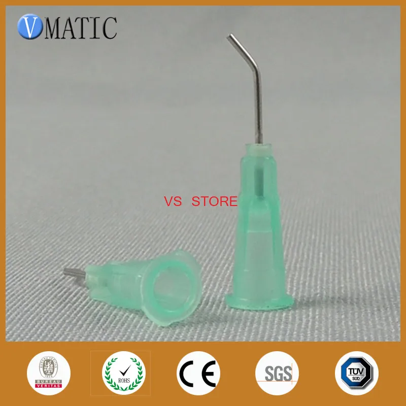 Free Shipping 100Pcs 21G 45 Bent Degree 0.5'' Pre-Bent Needle Tips 1/2 Inch | Обустройство дома