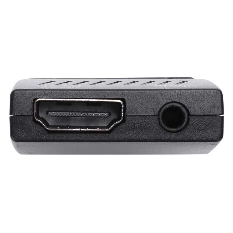 1080P VGA мужчин и женщин HDMI видео адаптер ж/3,5 мм аудио/Mini USB-черный