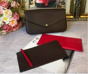 

New fashion European and American retro envelopes chain three piece hand bag lady all-match simple hand single shoulder bag