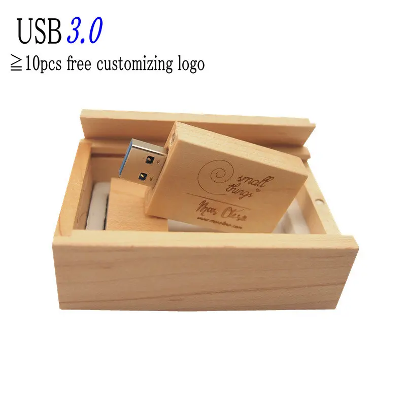 Высокоскоростной USB 3 0 флеш накопитель Maple Wood 64 ГБ 32 16 8 карта памяти Clef Key Свадьба