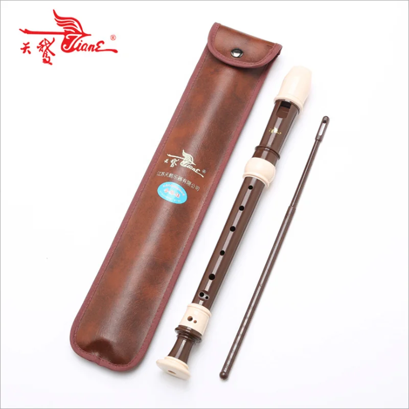 swan recorder Baroque treble Eighthole ABS Flute student adult Playing play Musical instrument