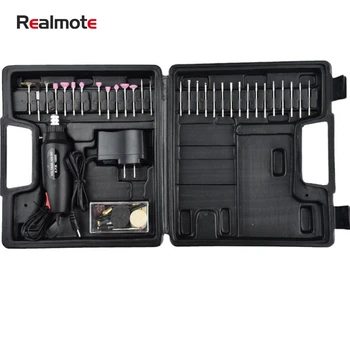 

Realmote Multifunctional 60pcs/set Electric Grinding Drill 12V Mini Set Suitable For DIY And Manicure Processing Die Grinder Kit