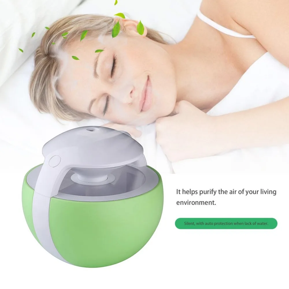 

Mini USB Charging Desktop Humidifier Air Purifying Aroma Diffuser Colorful Night Light Humidifier For Home Office