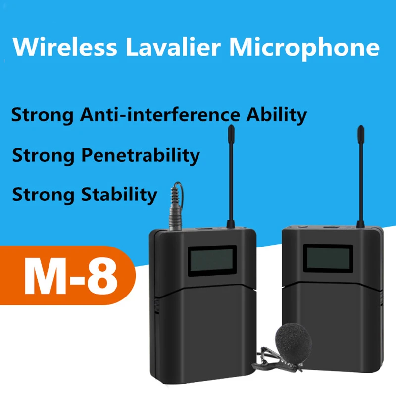 MAMEN VM-8, 6 каналов, высокочастотный приемник и передатчик, беспроводной нагрудный зажим, петличный микрофон, дистанционная запись, микрофонное устройство для камеры