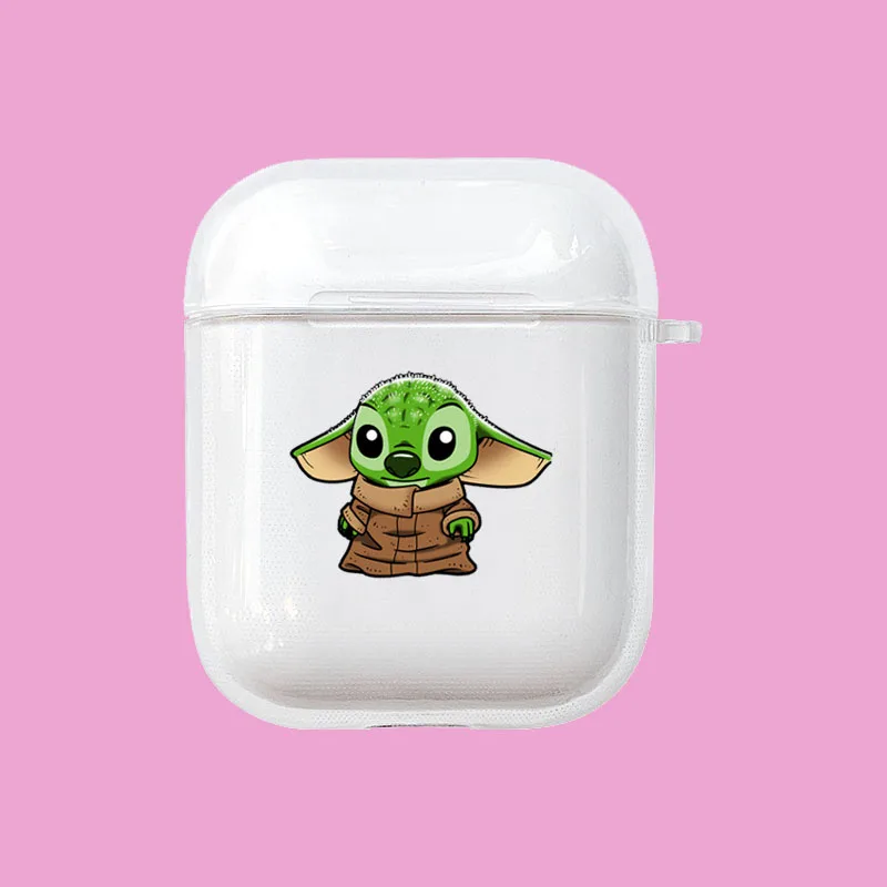 -6 Детский защитный чехол для Йоды для Airpods1 2 Аксессуары для Apple Airpods беспроводной зарядный чехол Master Yoda Прозрачный чехол для наушников - Цвет: -6