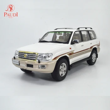 

1/18 1 18 1:18 Scale Toyota Land Cruiser 2005 White Static Simulation Diecast Alloy Model Car Gifts Collections