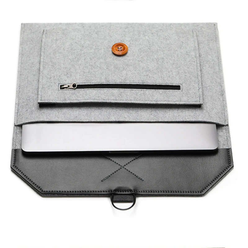 Laptop Felt Handbag Laptop Bag Laptop Cover Laptop Case Large Capacity Multi-Pocket Design Stylish Appearance Portable Practical Laptop Felt Handbag Laptop Bag Laptop Cover Laptop Case Large Capacity Multi-Pocket Design Stylish Appearance Portable Practical