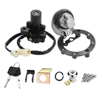 

Free Shipping Motorcycle Ignition Switch Fuel Gas Cap Seat Lock Key Kit for Yamaha YZF R1 R6 R6S FZ6 FJR1300