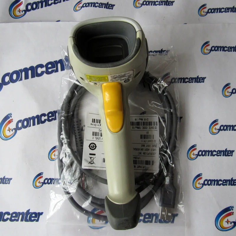 

USED LS4208 White SR Laser Barcode Scanner FOR Motorola SYMBOL Reader with USB Cable LS4208-SR20007ZZR
