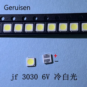 

1000pcs 3030 backlight high power LED dual chip 6V JUFEI AOT cool white PT30A66 TV dedicated Cool white PT30A66 TV