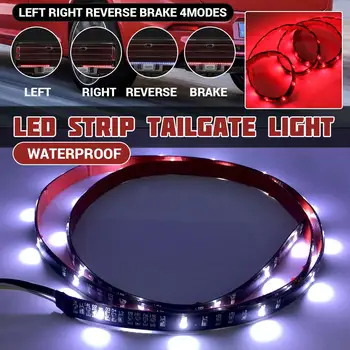 

49"/60" 12V Flexible Truck Tailgate LED Strip Light Bar Taillight Rear Brake Light Turn Signal Lamp For Jeep Dodge Pickup SUV