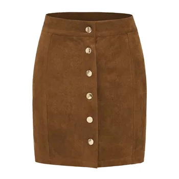

New Women's Skirt Solid Color Skirt