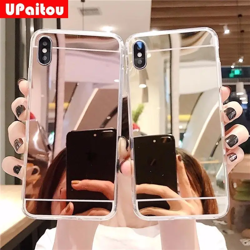 Чехол Upaitou для Xiaomi Redmi Note 8 8T Pro S2 8A 7A 6A 7 6 5 4 зеркальный мягкий чехол из ТПУ |