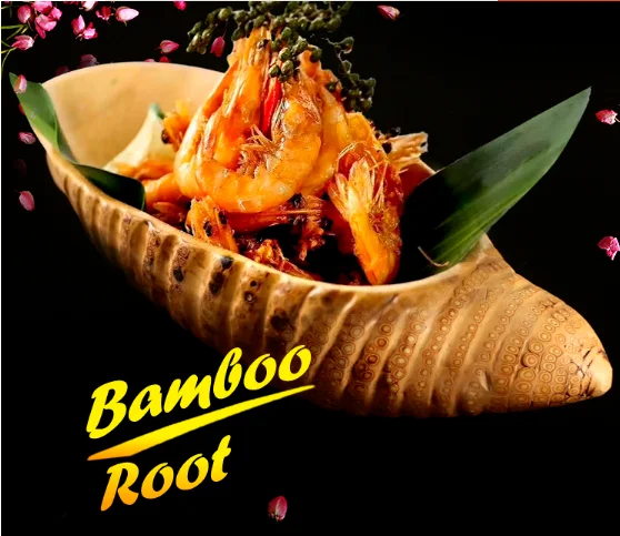 Bamboo root dishes rice tableware fruit plate sushi container features artistic conception individual private dining | Дом и сад