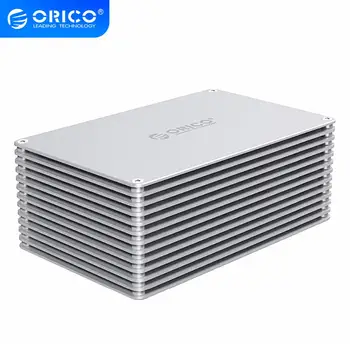 

ORICO HDD Case USB3.0 DIY Hollow 2.5/3.5 Inch Hard Drive Enclosure Aluminum Alloy With 12V EU Power Supply Support 20TB Capacity