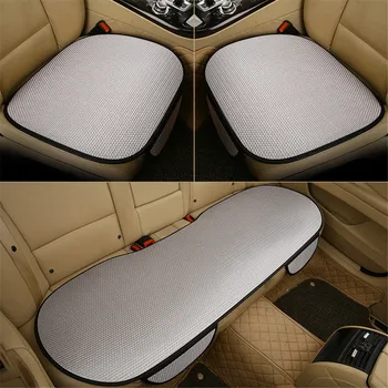 

Ice Silk Car Seat Cover Four Seasons Front Rear Cushion Breathable Protector Mat Pad Auto accessories Universal Size Summer Cool