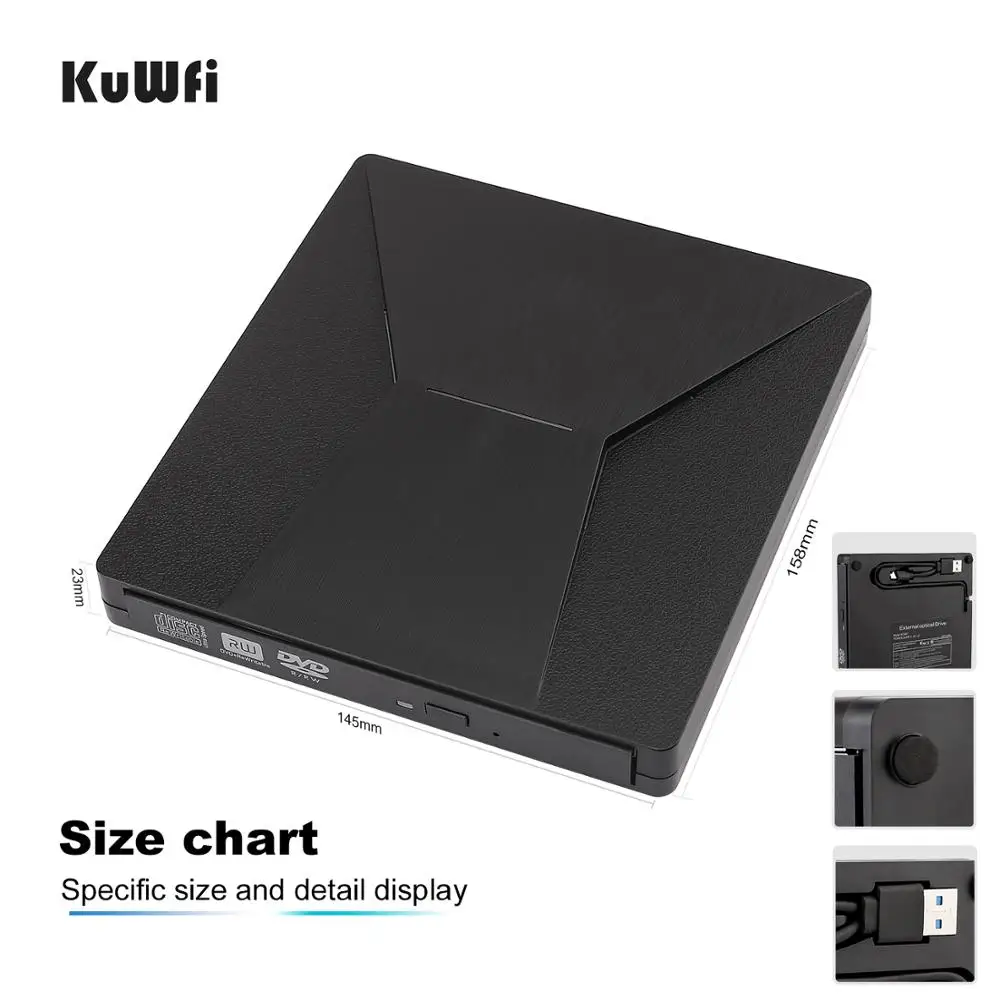 Подсветка C USB 3 0 внешний DVD/CD/ VCD горелка RW привод плеер оптический для Mac/PC/Apple